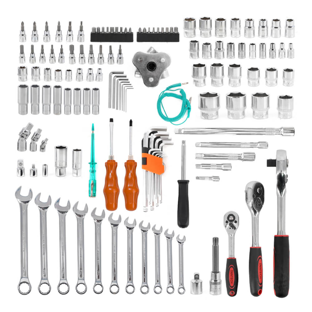 ชุดบ็อกซ์ InnTech รุ่น WKT-121PCS 1/4 , 3/8 , 1/2 นิ้ว แพ็ก 121 ชิ้น